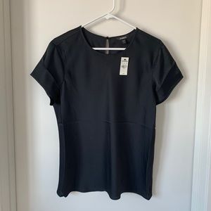 Express satin crew neck tee
